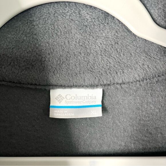 Columbia Sweatshirt Men’s XL Steens Mountain Gray Half Snap Fleece Pullover - Picture 3 of 5